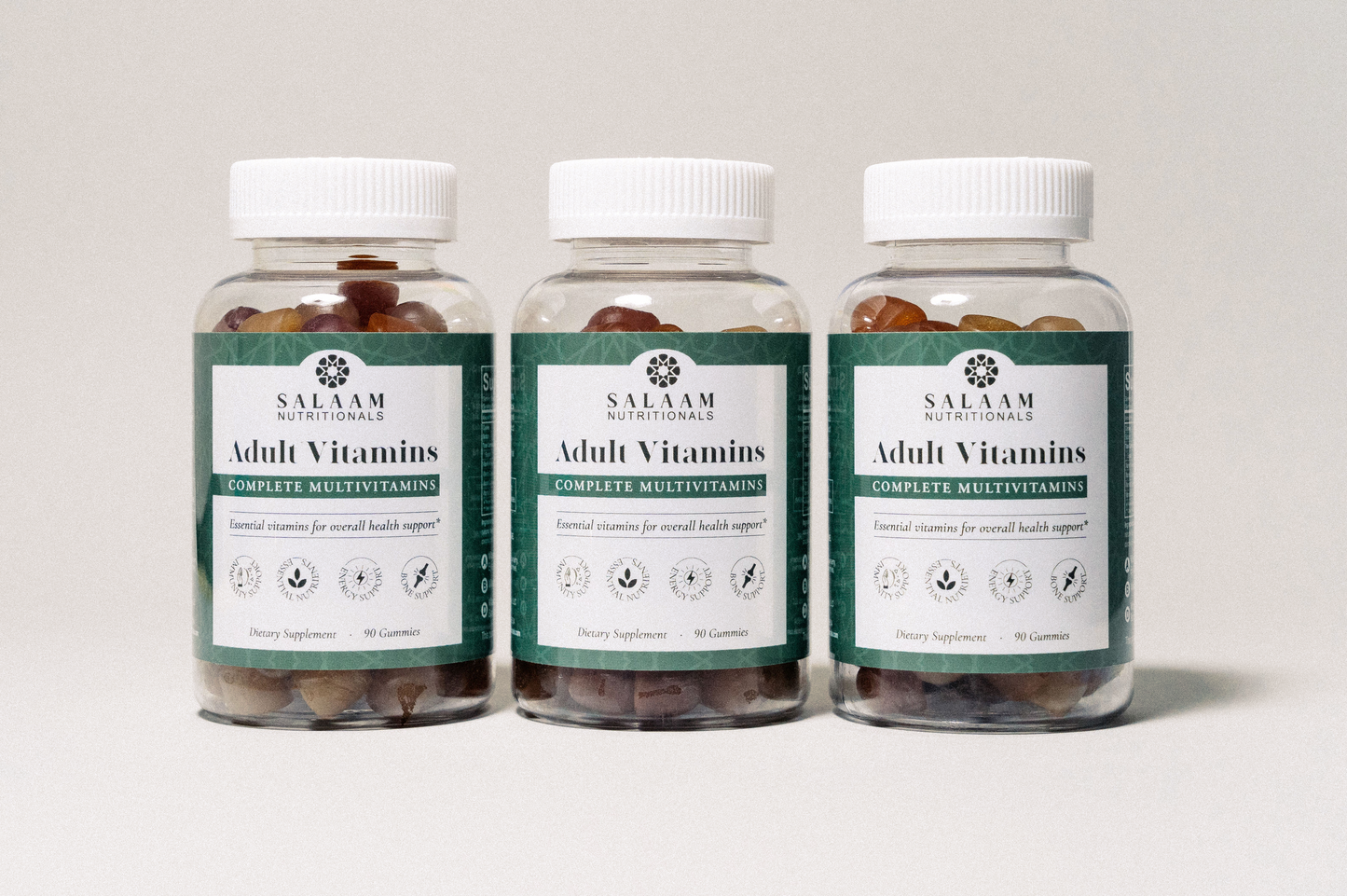 Halal Adult Multivitamin Gummies - Complete Nutrition with Essential Vitamins - 90 Count - Trending Wellness Store