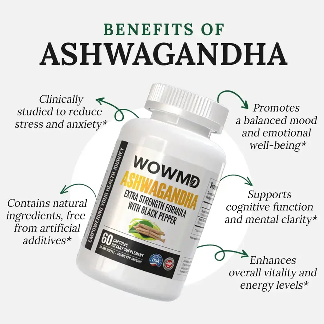 Ashwagandha Extra Strength Formula - Trending Wellness Store