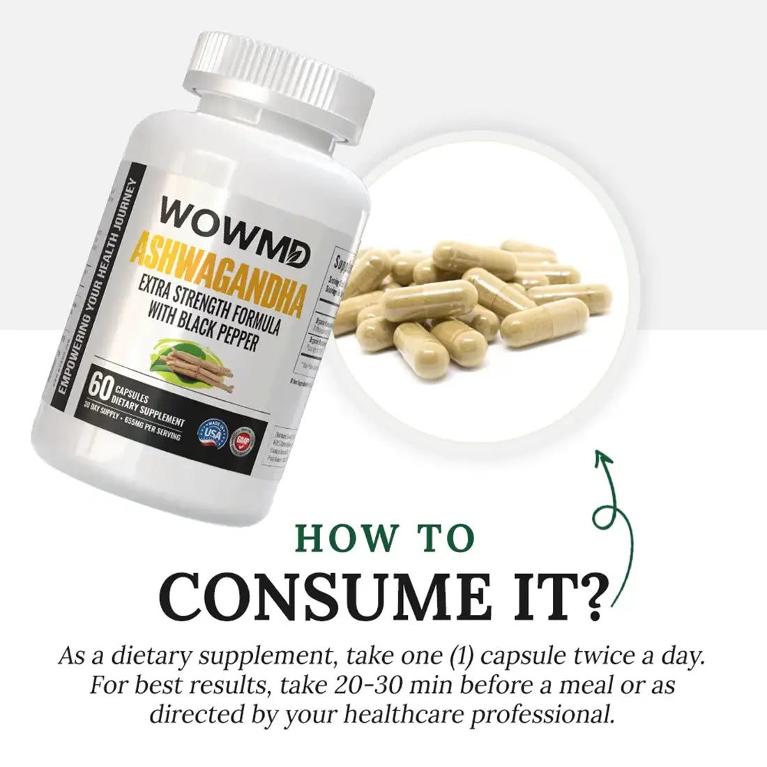 Ashwagandha Extra Strength Formula - Trending Wellness Store
