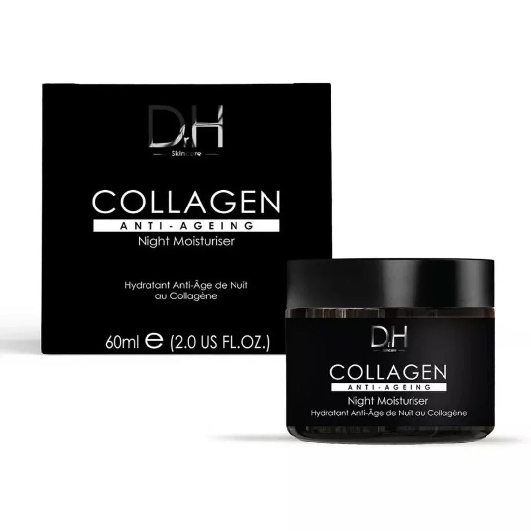 Dr H Collagen Anti-Ageing Night Moisturiser 60ml - Trending Wellness Store