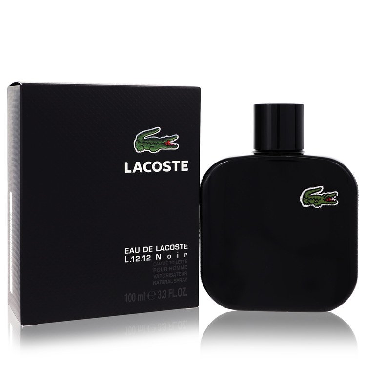 Lacoste Eau De Lacoste L.12.12 Noir by Lacoste Eau De Toilette Spray 3.4 oz for Men - Trending Wellness Store