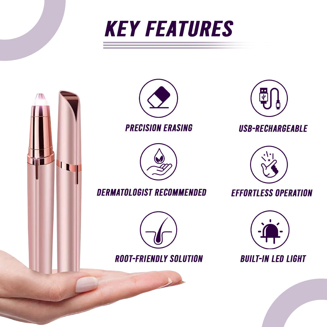 Rechargeable Eyebrow Hair Remover - Trending Wellness Store
