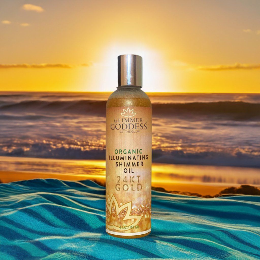 Illuminating Shimmer Body & Face Oils - Organic Radiant Glow & Hydration - Trending Wellness Store