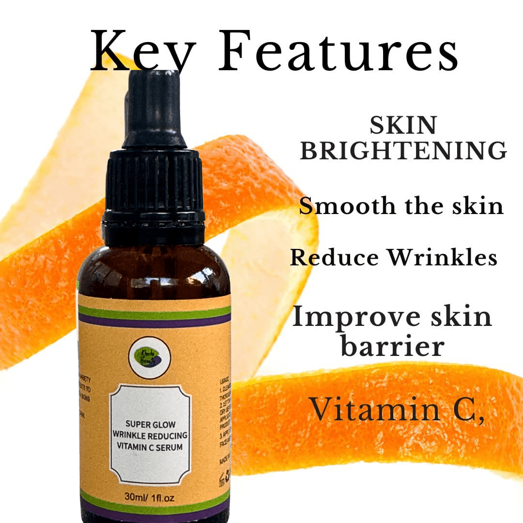 Khichi Beauty Super Glow Wrinkle Reducing Vitamin C Serum, 30ml. - Trending Wellness Store
