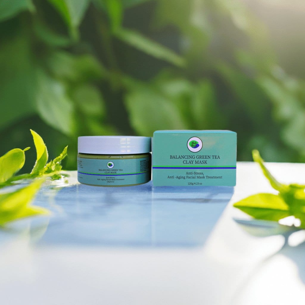 Khichi Beauty Balancing Green Tea Clay Mask, 4.23 oz / 12g - Trending Wellness Store