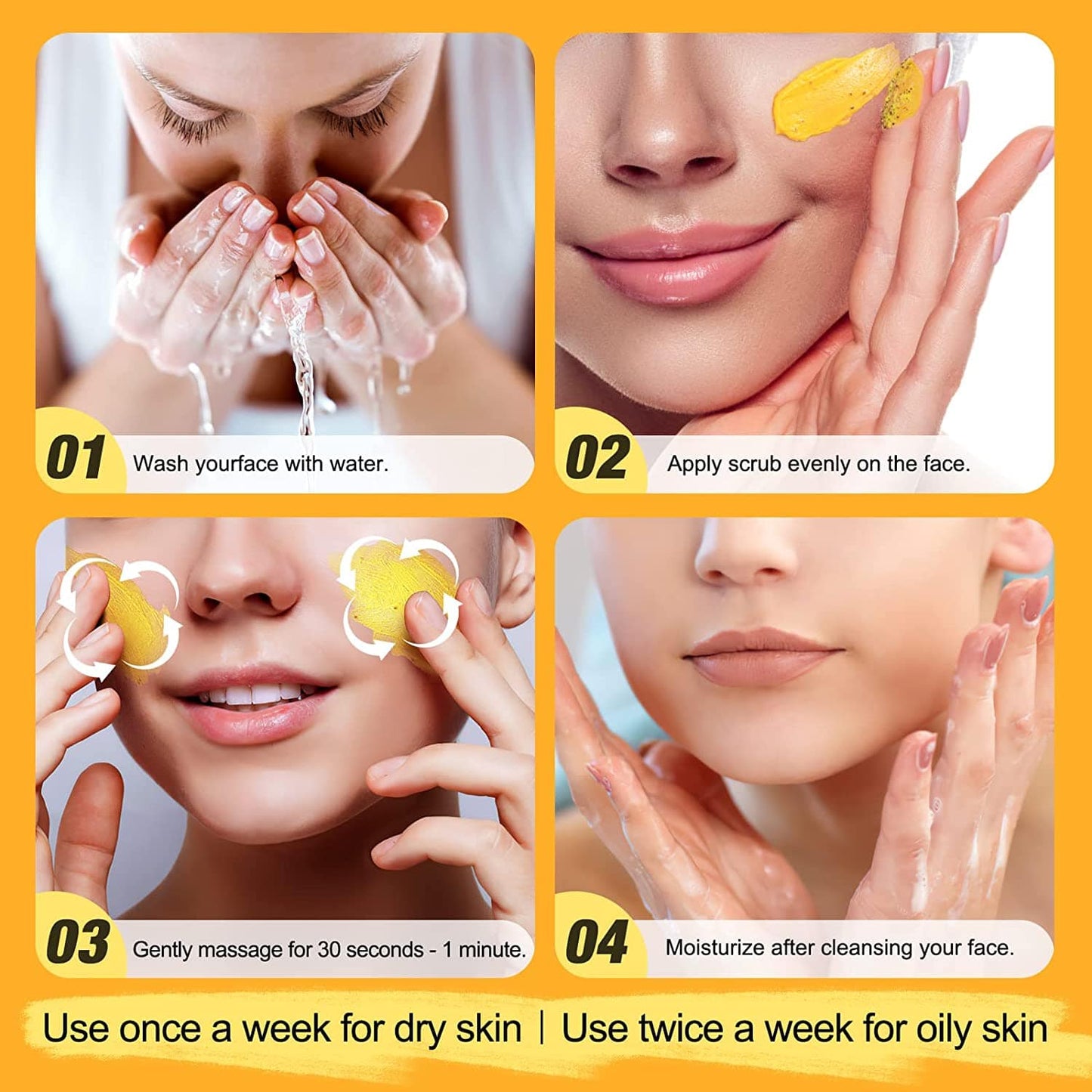 Khichi Beauty Carrot Facial Polish, With Real Carrot Juice - Trending Wellness Store