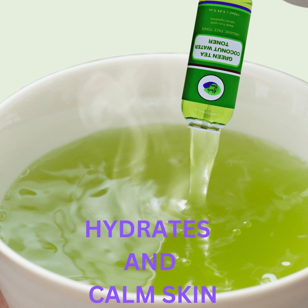 Khichi Beauty Green Tea Coconut Water Facial Toner, Soothes and hydrates - Trending Wellness Store