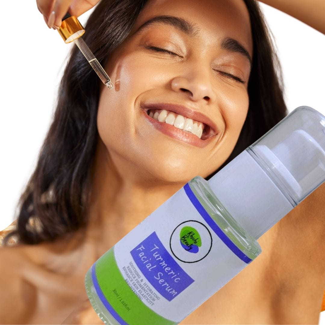 Khichi Beauty Turmeric Facial Serum 1.01 fl.oz / 30ml. - Trending Wellness Store