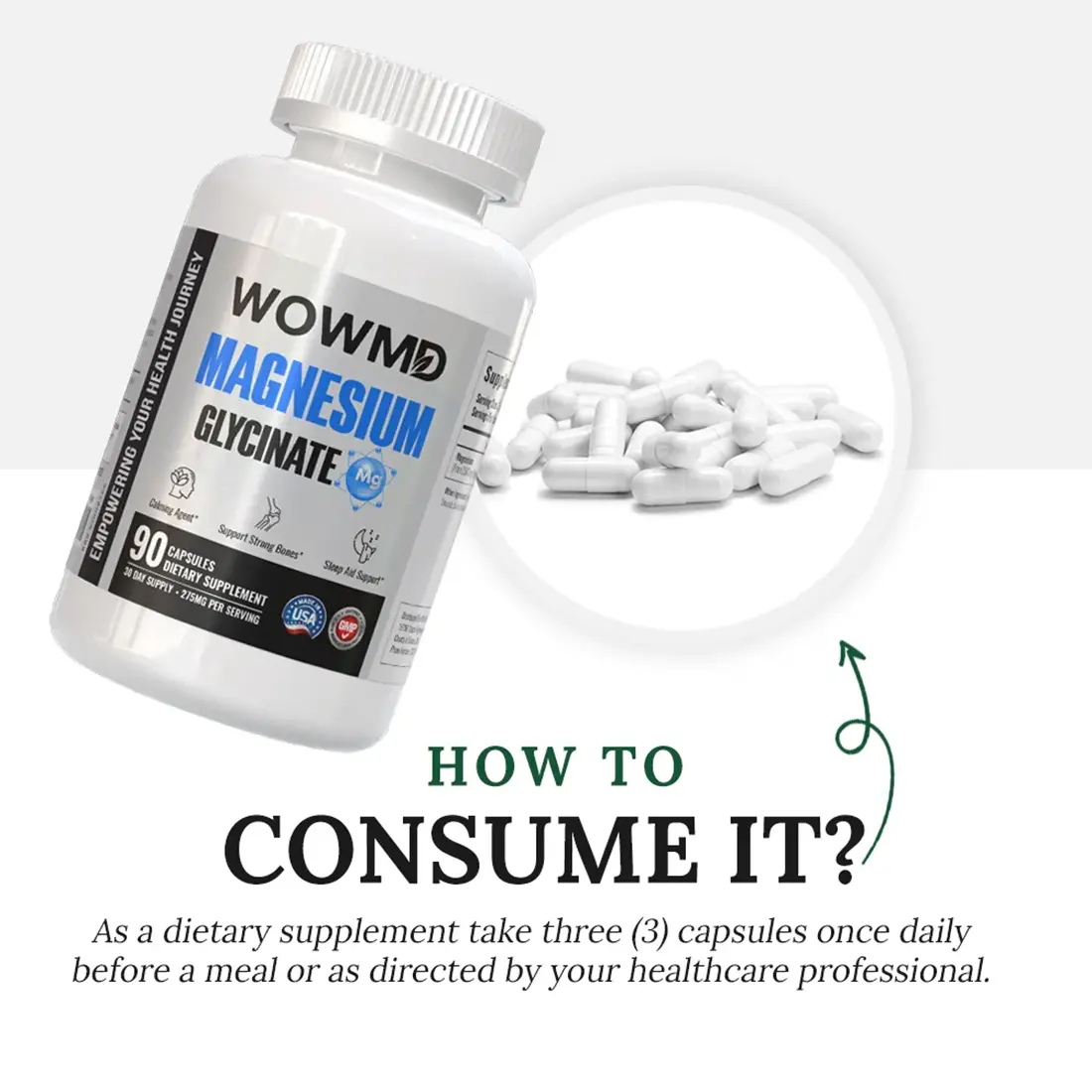 Magnesium Glycinate - Trending Wellness Store