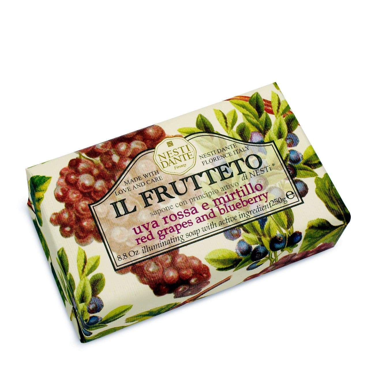 Nesti Dante Red Grapes & Blueberry Soap 250 gr - Trending Wellness Store