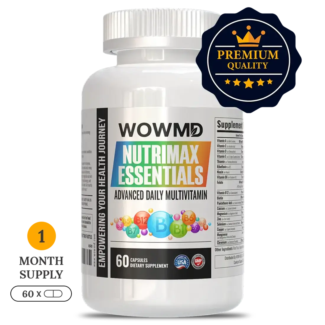 NutriMax Essentials - Advanced Daily Multivitamin - Trending Wellness Store