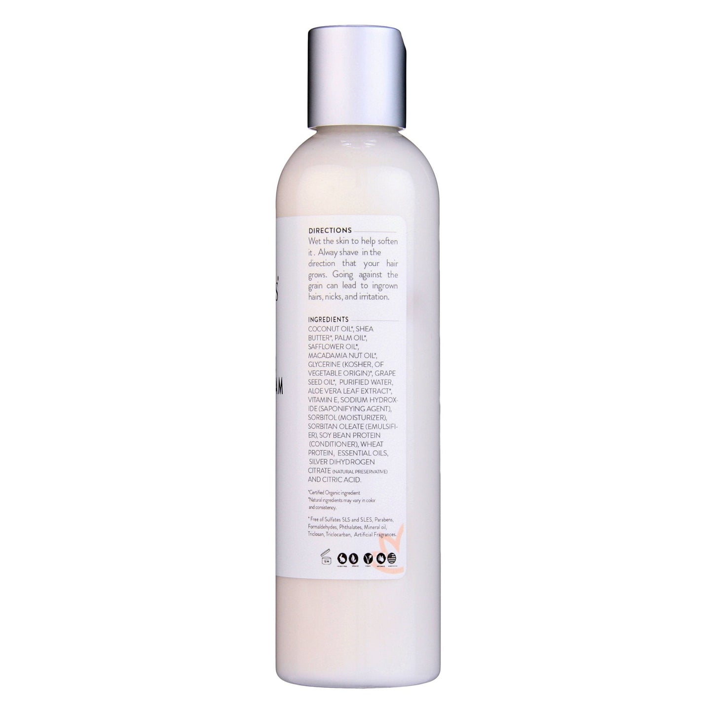 Glimmer Goddess’ Best Organic Shave Cream with Aloe, Coconut Oil, & Shea Butter - Trending Wellness Store
