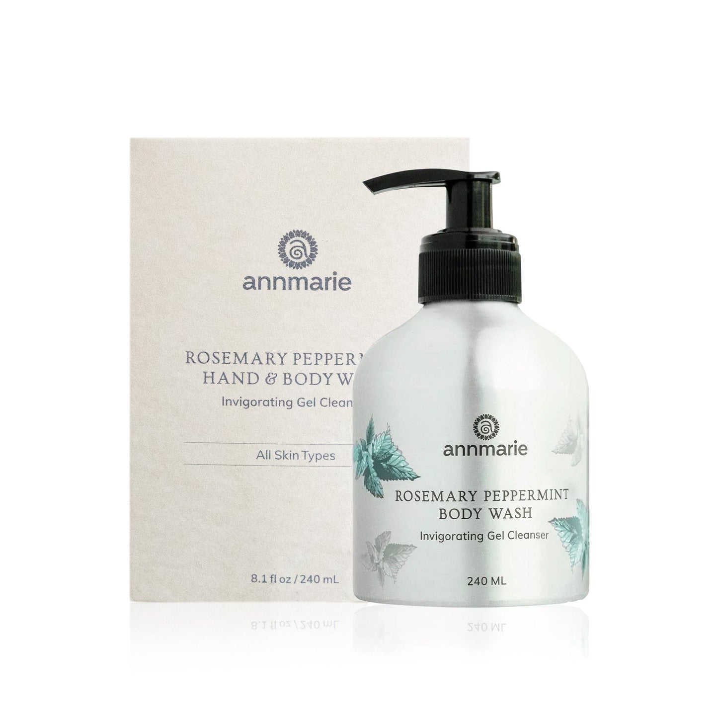 Rosemary Peppermint Hand & Body Wash (240ml)- Collective - Trending Wellness Store
