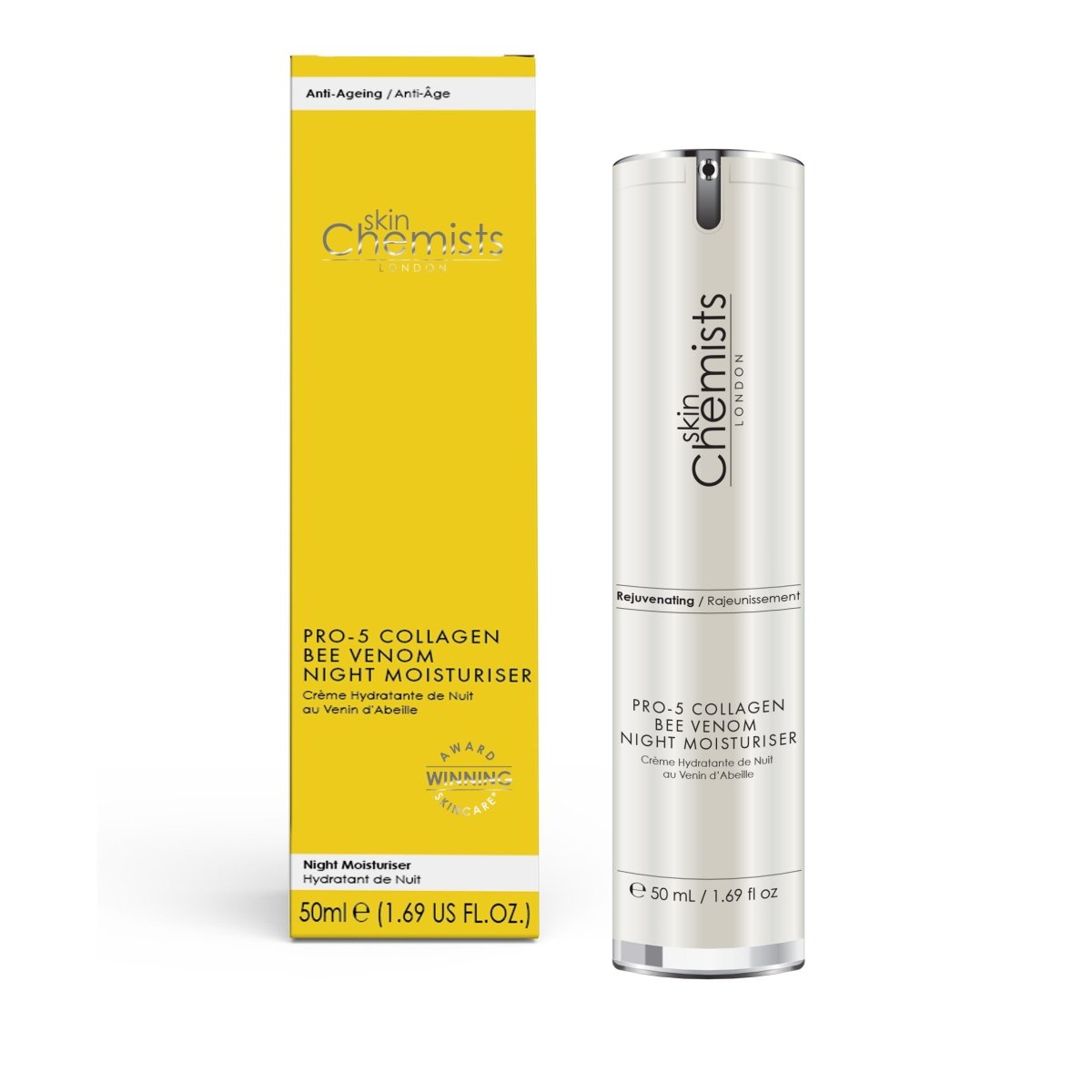 Pro-5 Collagen Bee Venom Night Moisturiser 50ml - Trending Wellness Store