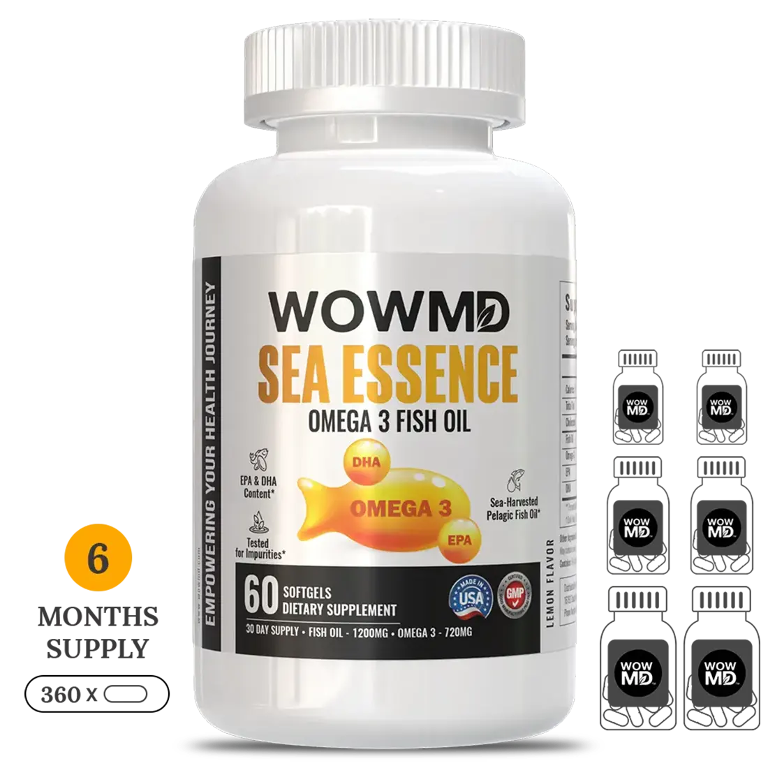 Sea Essence Omega 3 Fish Oil - Trending Wellness Store