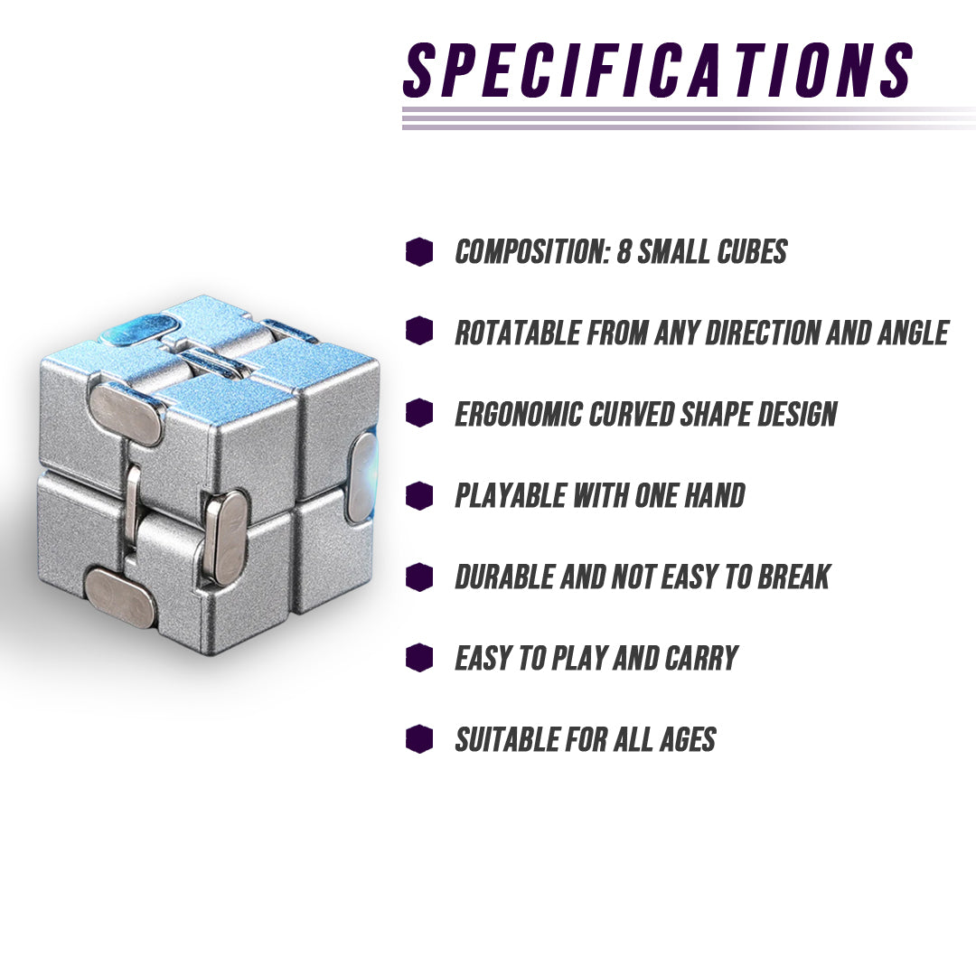Metal Infinitive Cube - Trending Wellness Store