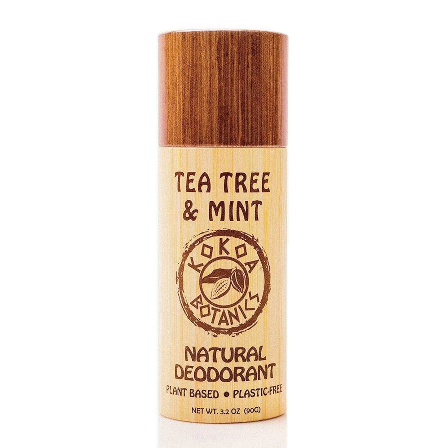 TEA TREE and MINT - Natural Detox Deodorant - Sport- Aluminum-Free - Plastic-Free 3.2 oz - Trending Wellness Store