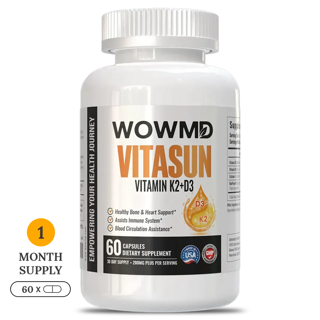 VitaSun Vitamin K2+D3 - Trending Wellness Store