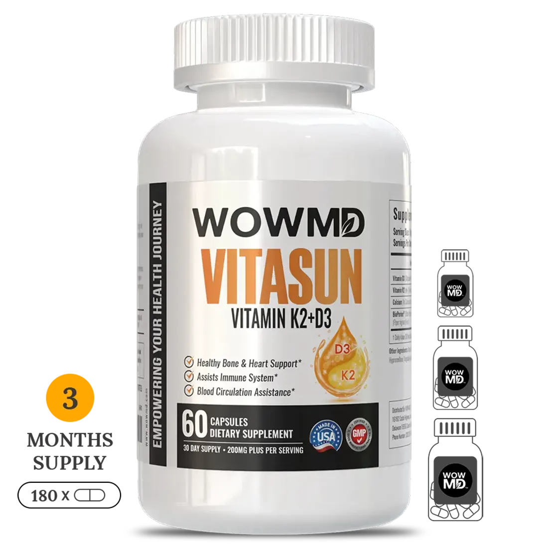 VitaSun Vitamin K2+D3 - Trending Wellness Store