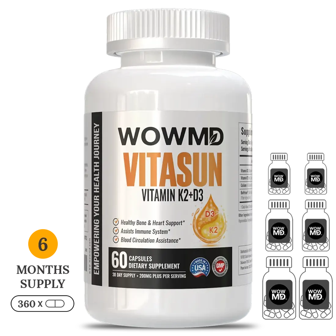 VitaSun Vitamin K2+D3 - Trending Wellness Store