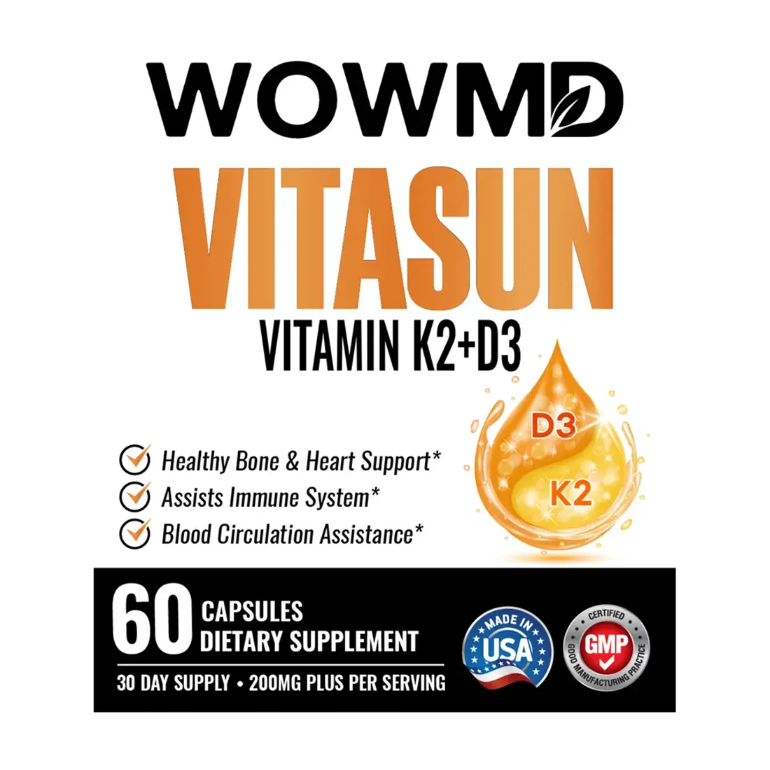 VitaSun Vitamin K2+D3 - Trending Wellness Store