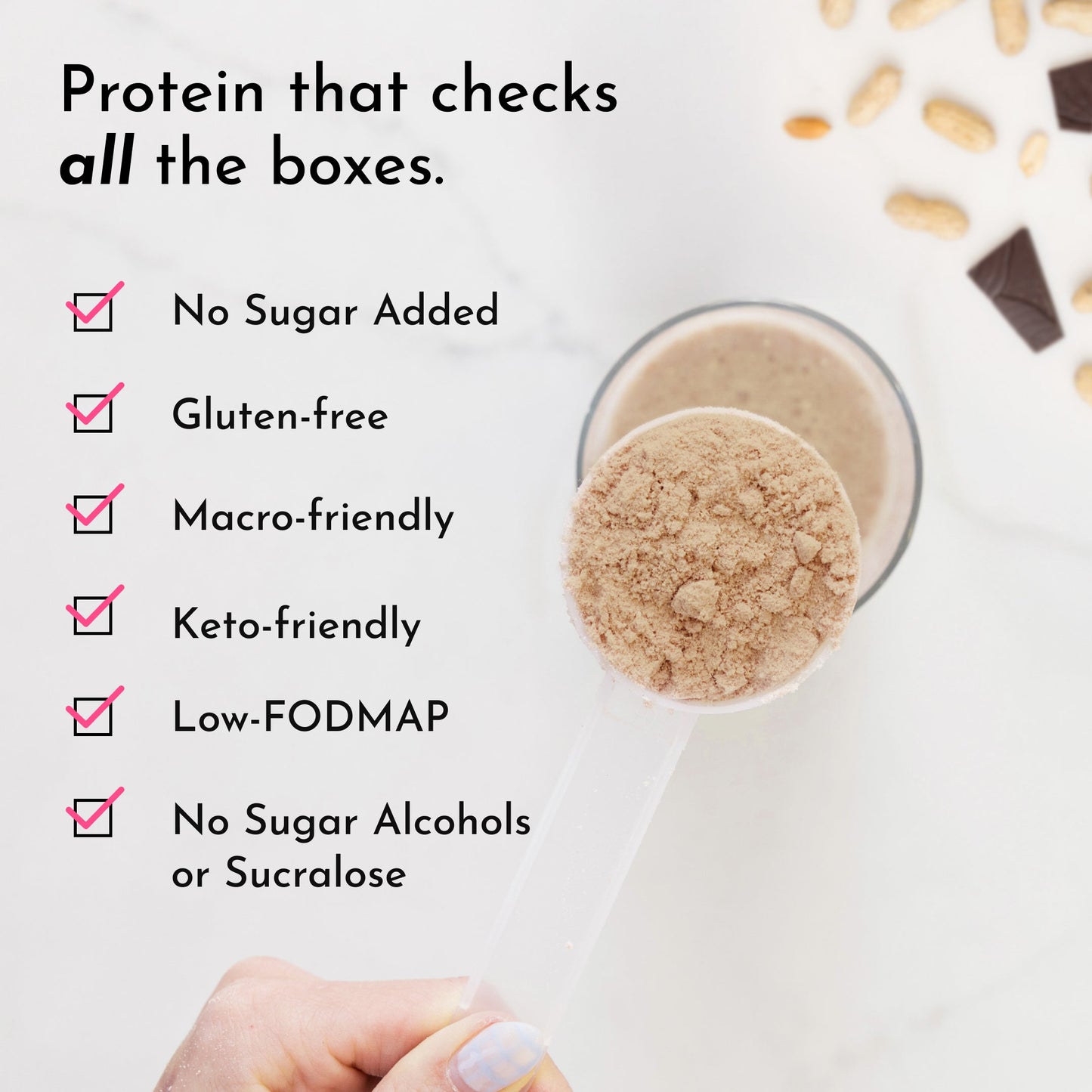 Roasted Peanut Butter Chocolate Protein Powder - Trending Wellness Store