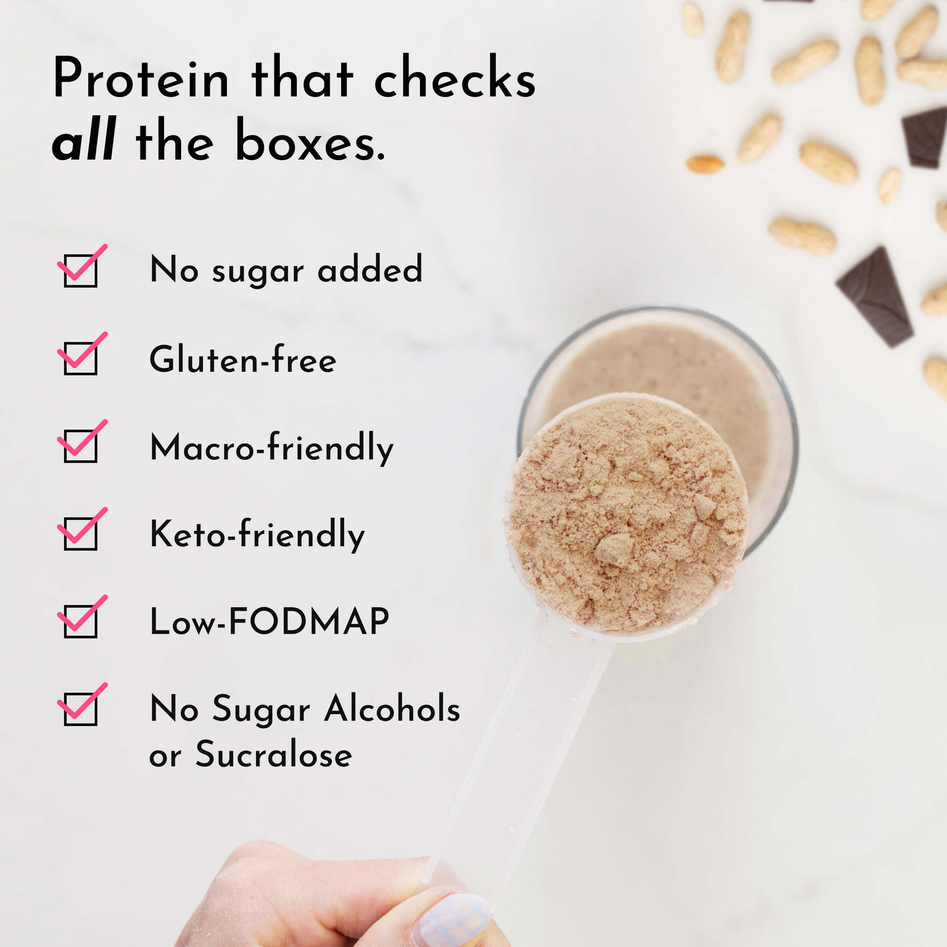 Creamy Peanut Butter Chocolate Protein Powder - Trending Wellness Store