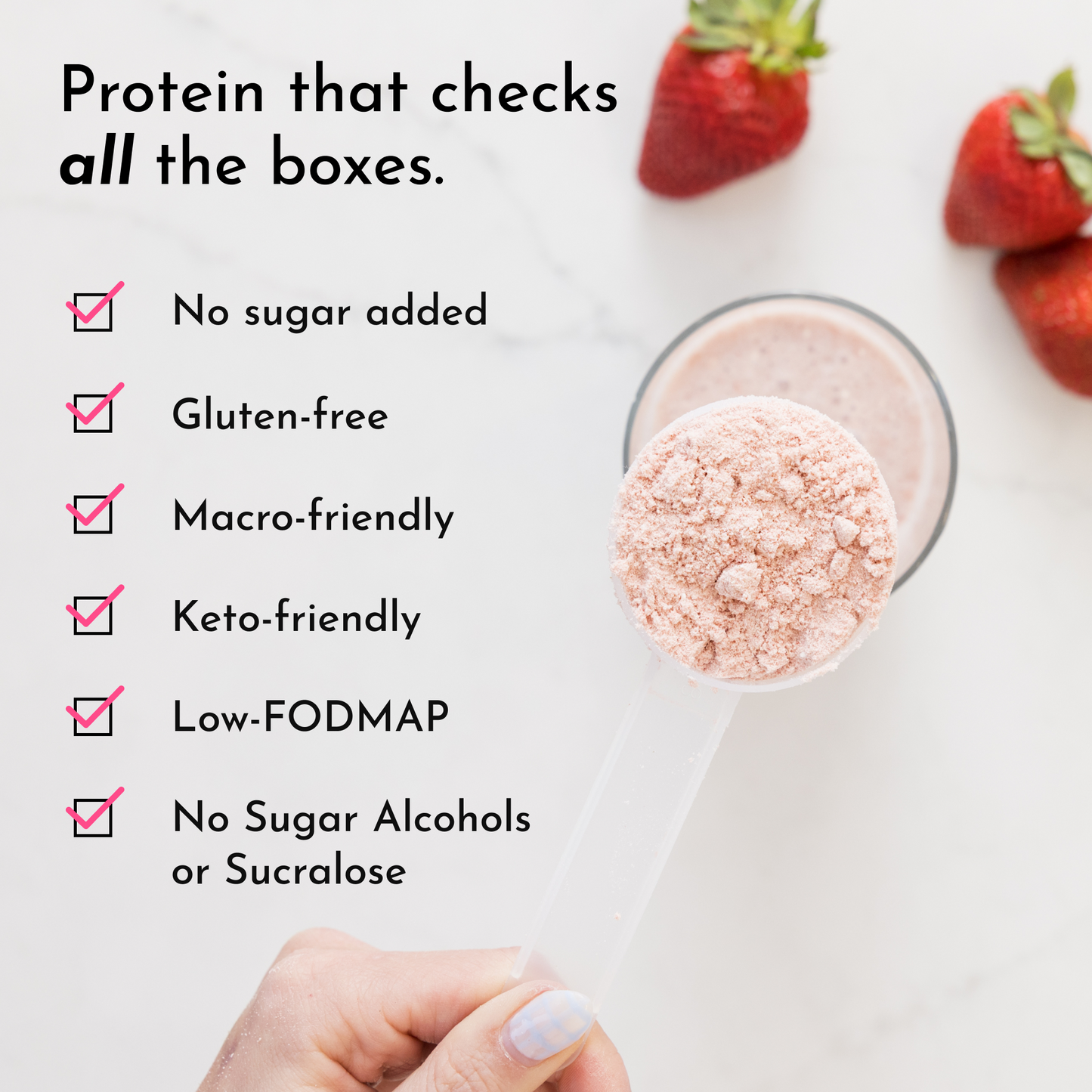Strawberries & Cream Protein Powder - Trending Wellness Store