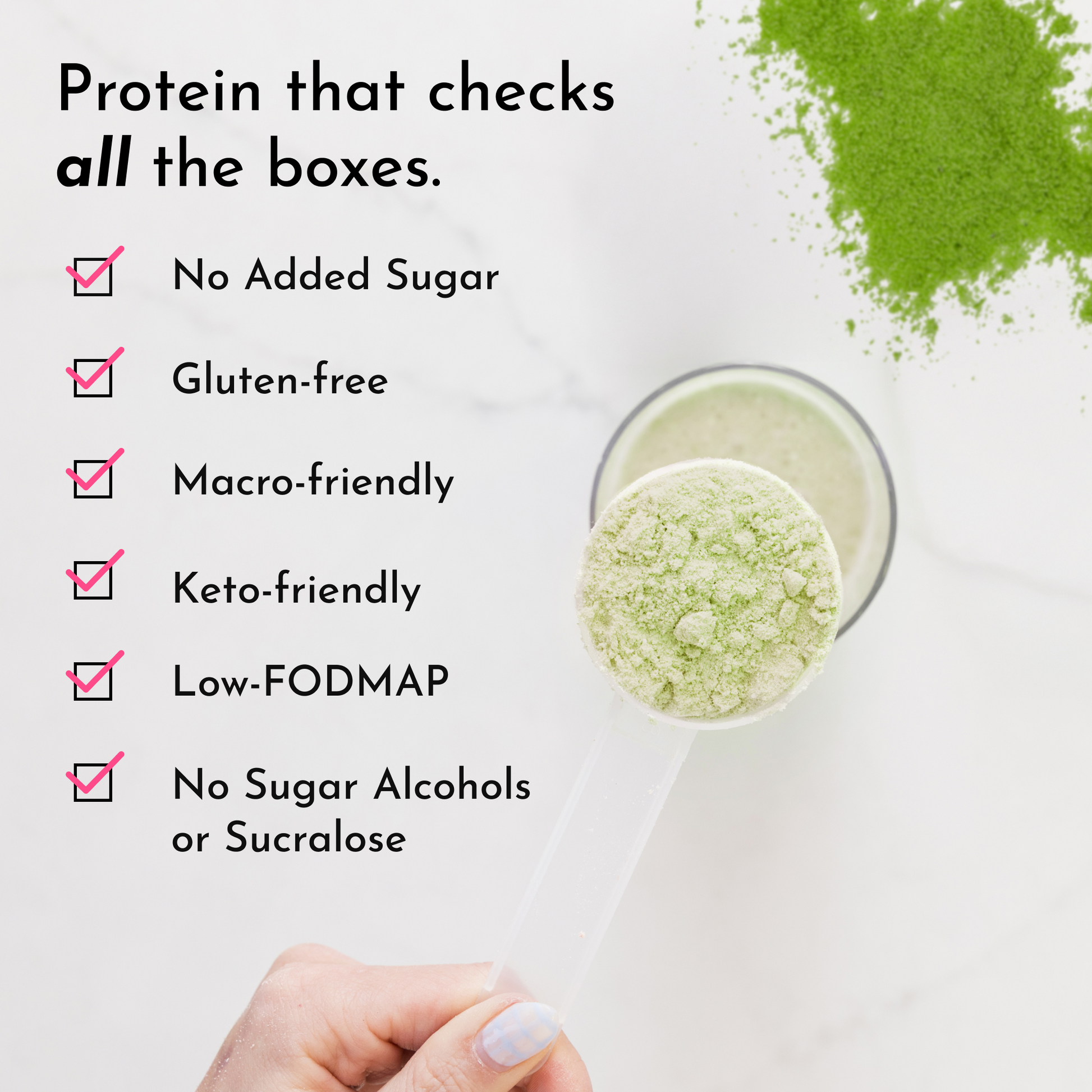 Matcha Mint Protein Powder - Trending Wellness Store