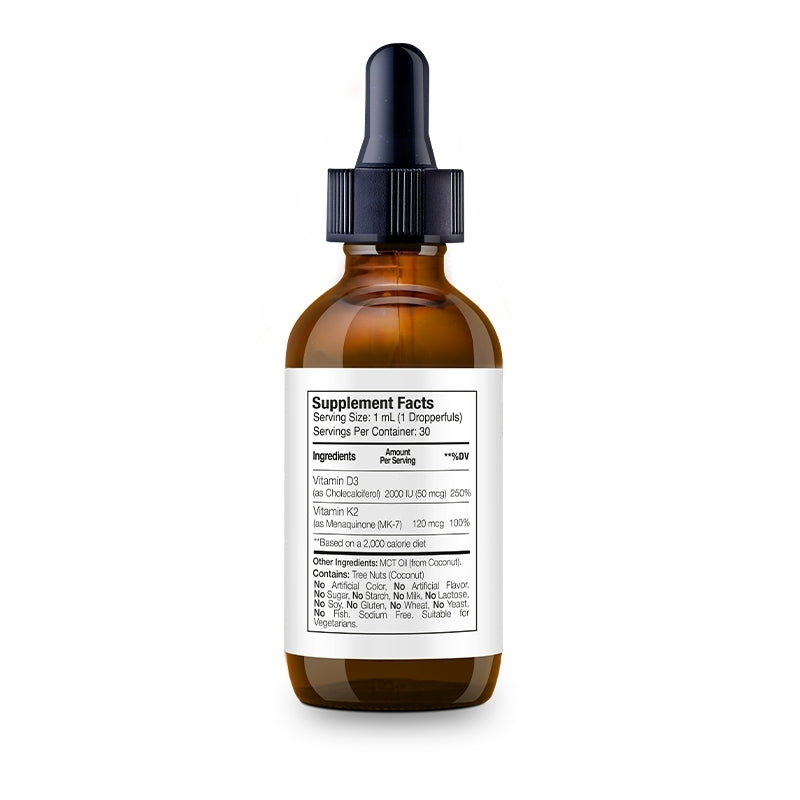 Vitamin D3+K2+MCT Oil - Trending Wellness Store