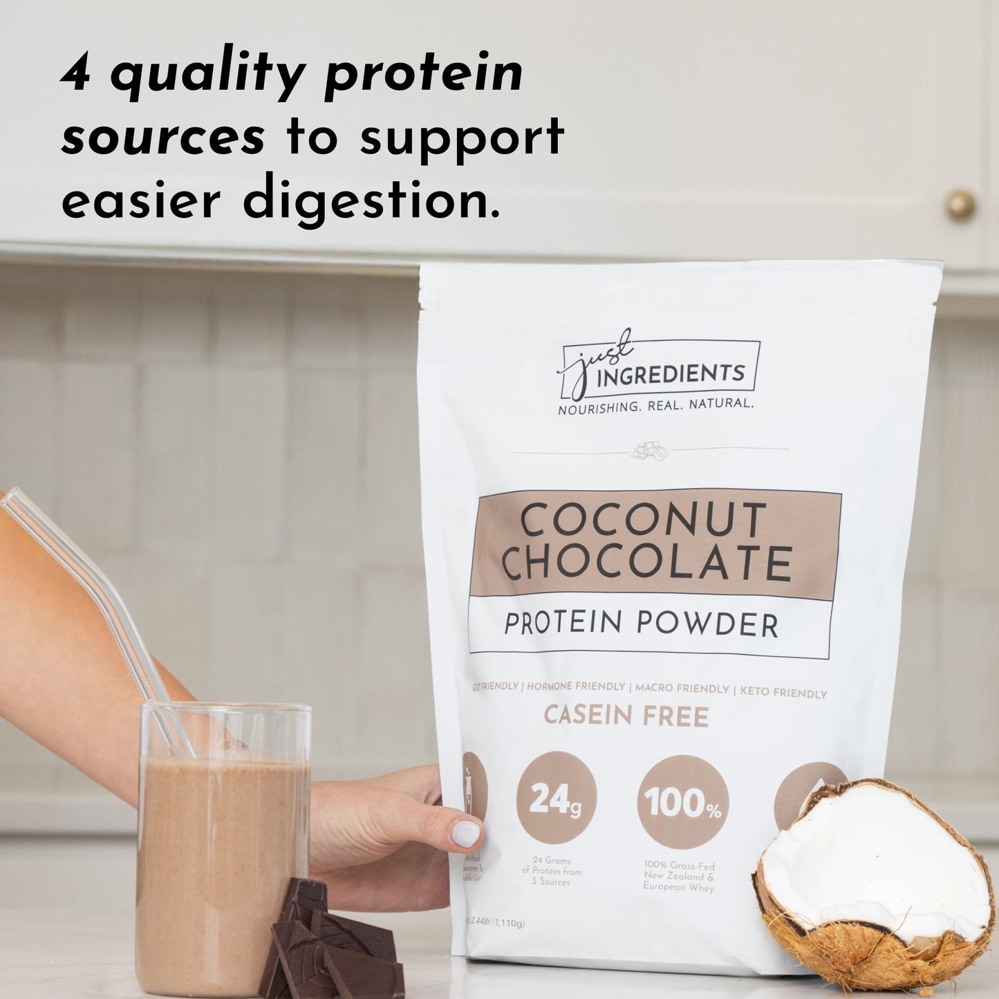 Coconut Chocolate Protein Powder - Trending Wellness Store