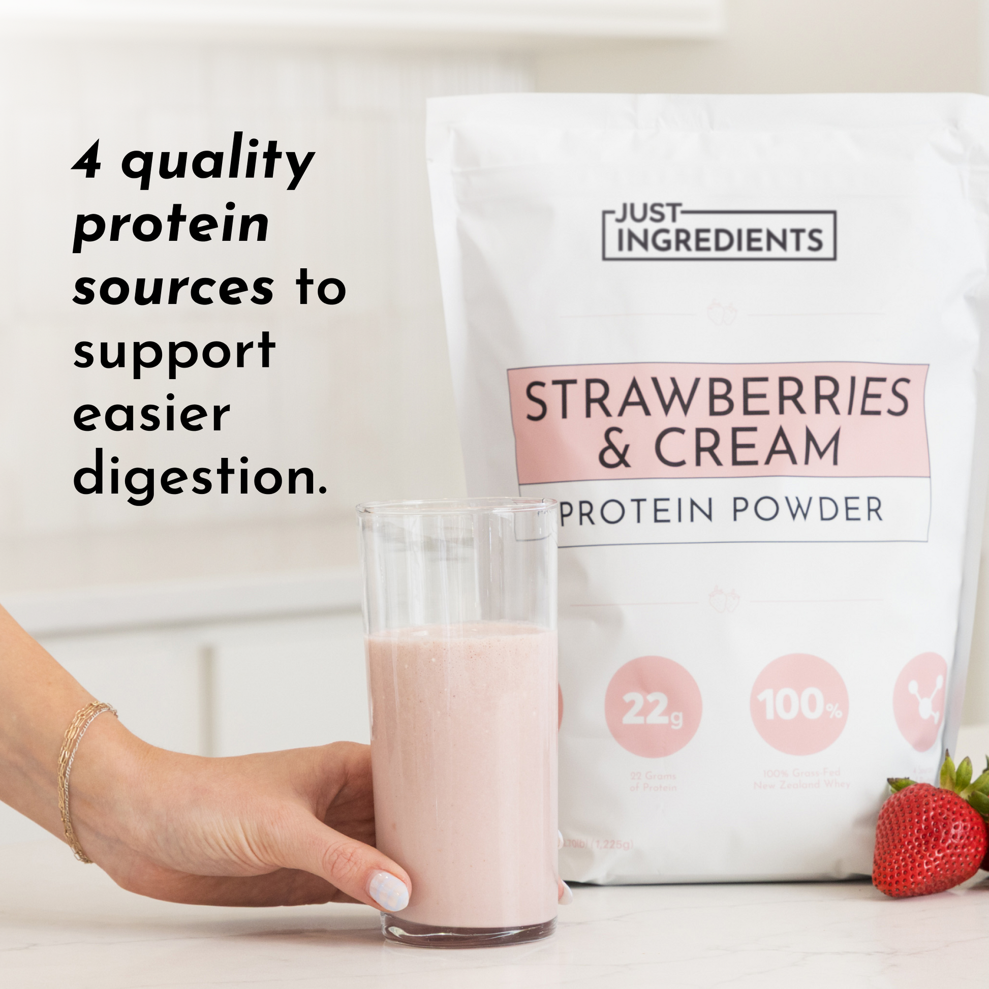 Strawberries & Cream Protein Powder - Trending Wellness Store
