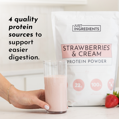 Strawberries & Cream Protein Powder - Trending Wellness Store