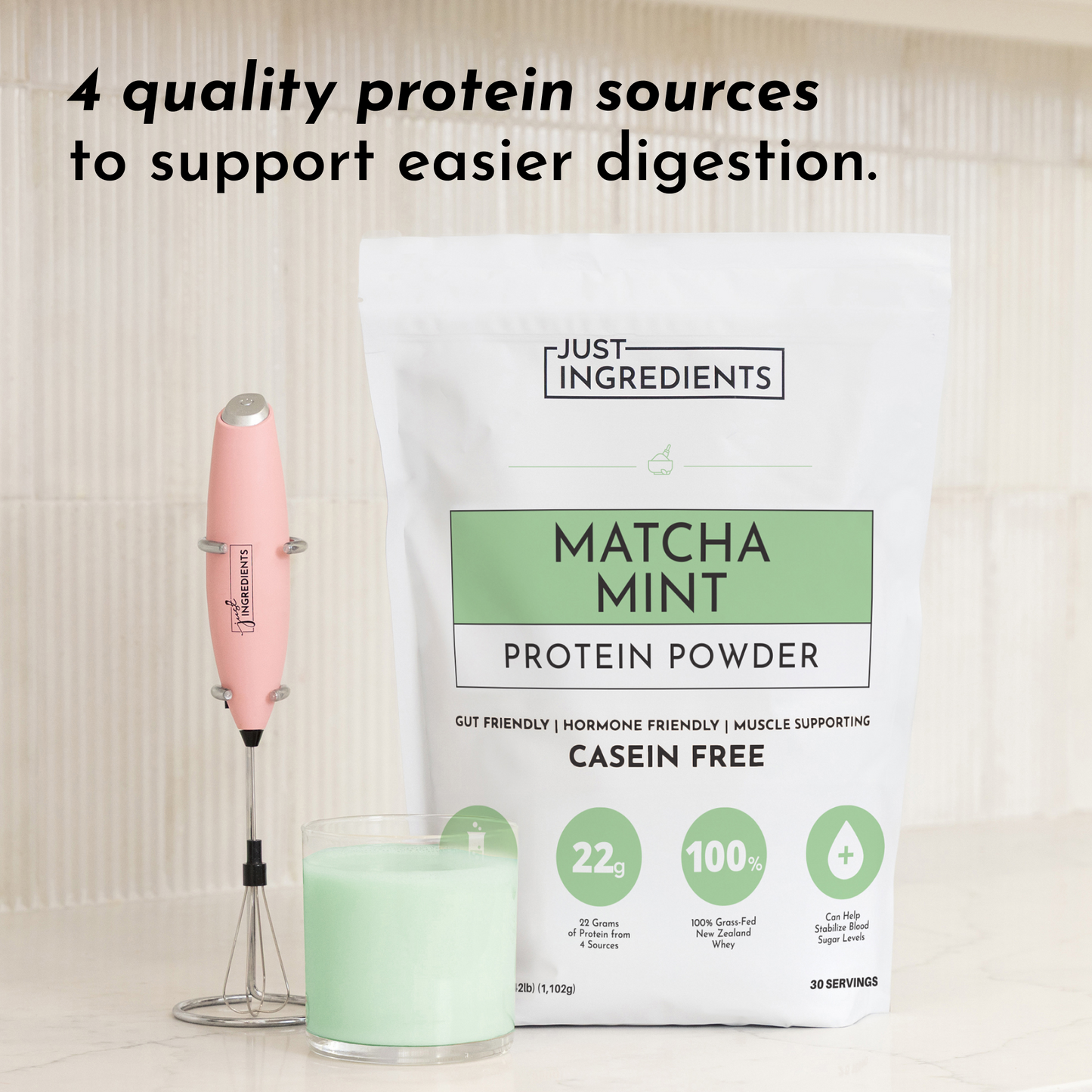 Matcha Mint Protein Powder - Trending Wellness Store