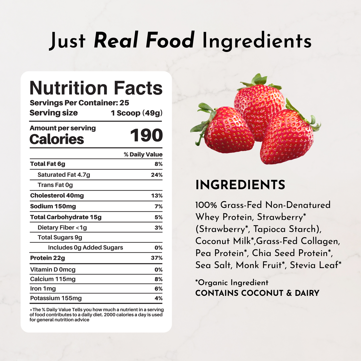 Strawberries & Cream Protein Powder - Trending Wellness Store