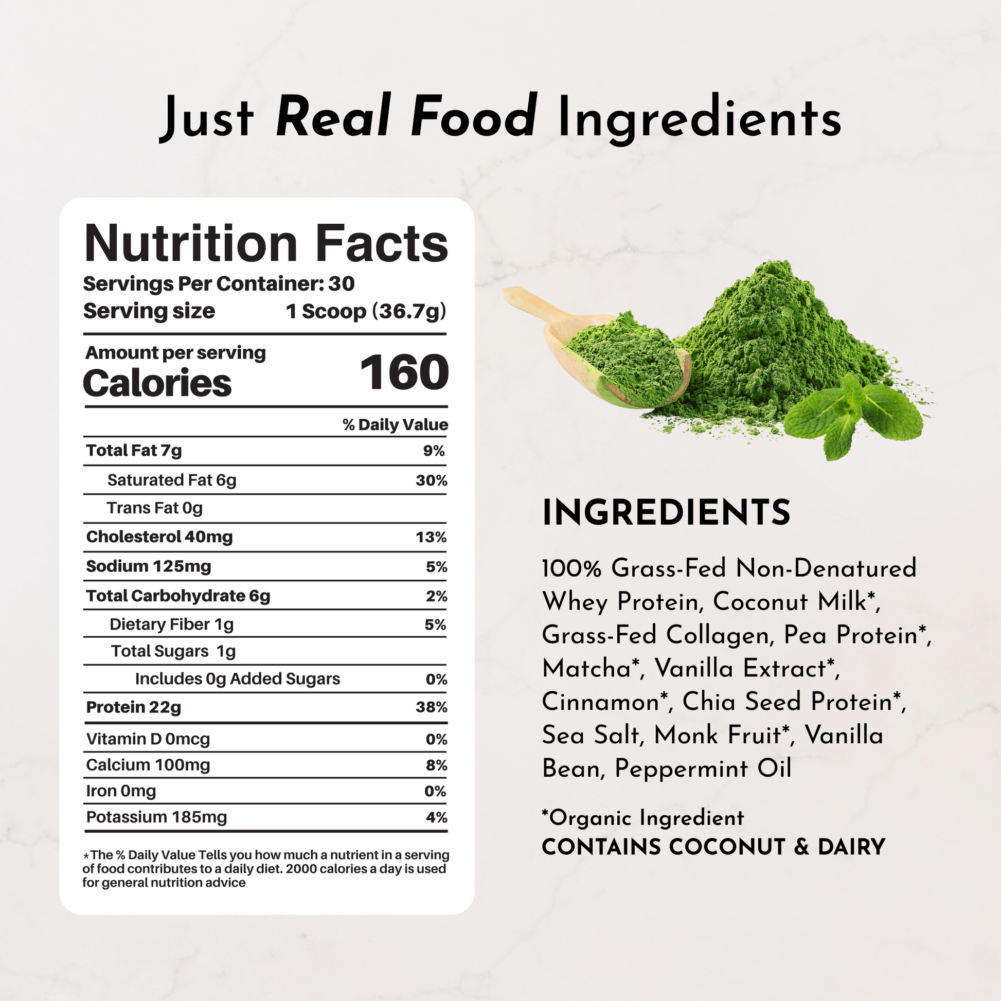 Matcha Mint Protein Powder - Trending Wellness Store