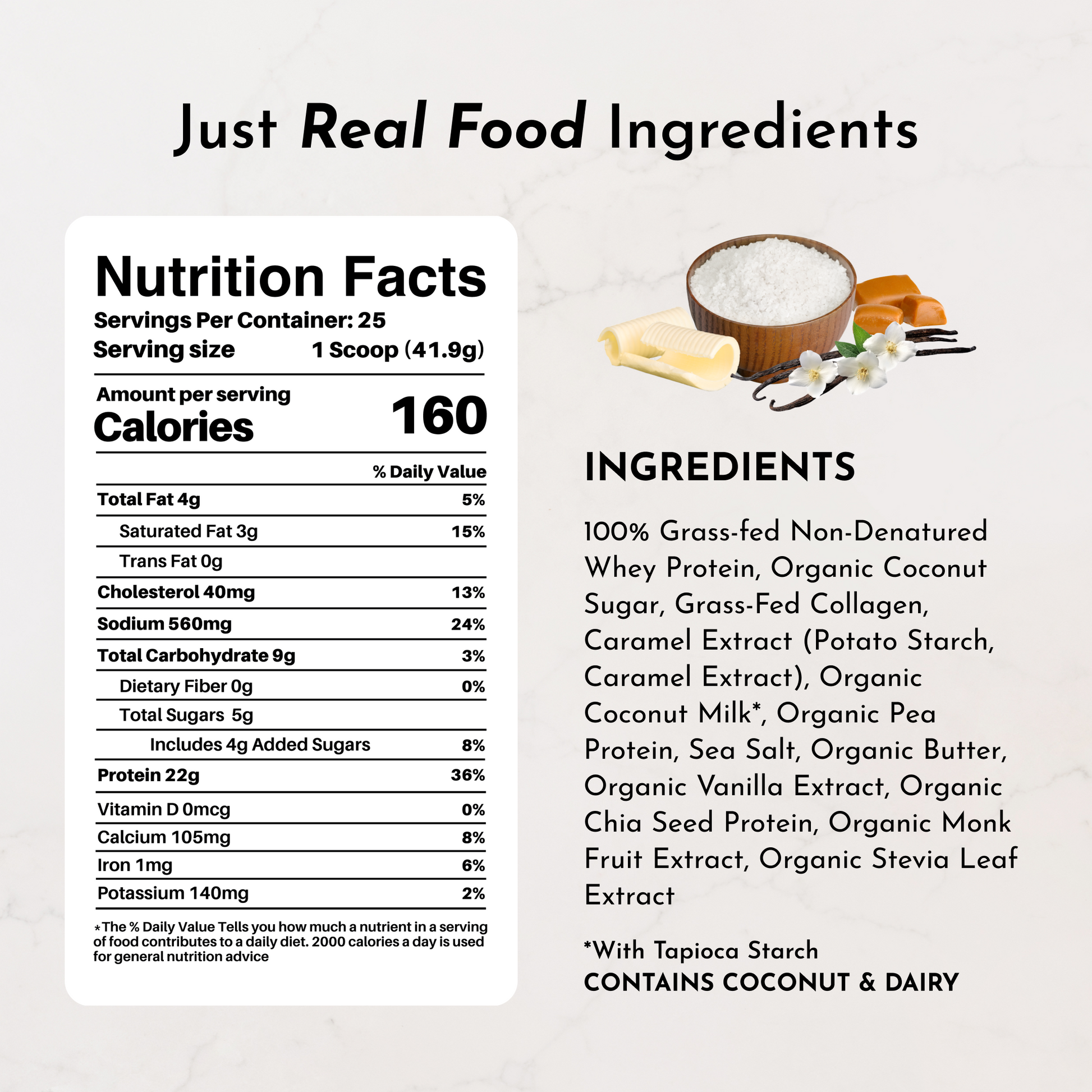 Salted Caramel Protein Powder - Trending Wellness Store