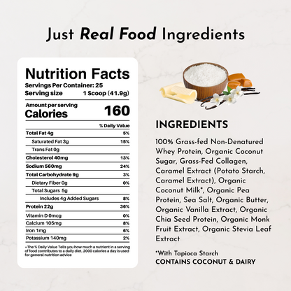 Salted Caramel Protein Powder - Trending Wellness Store
