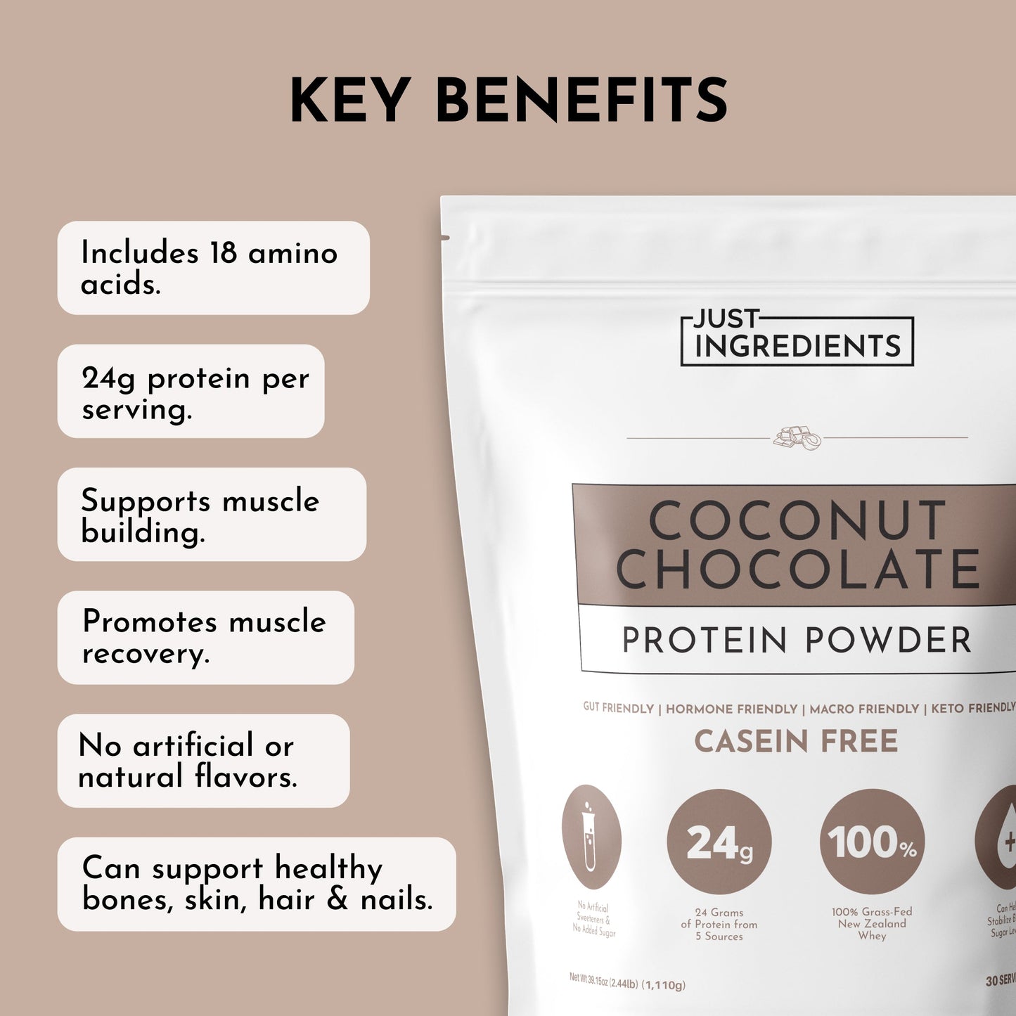 Coconut Chocolate Protein Powder - Trending Wellness Store