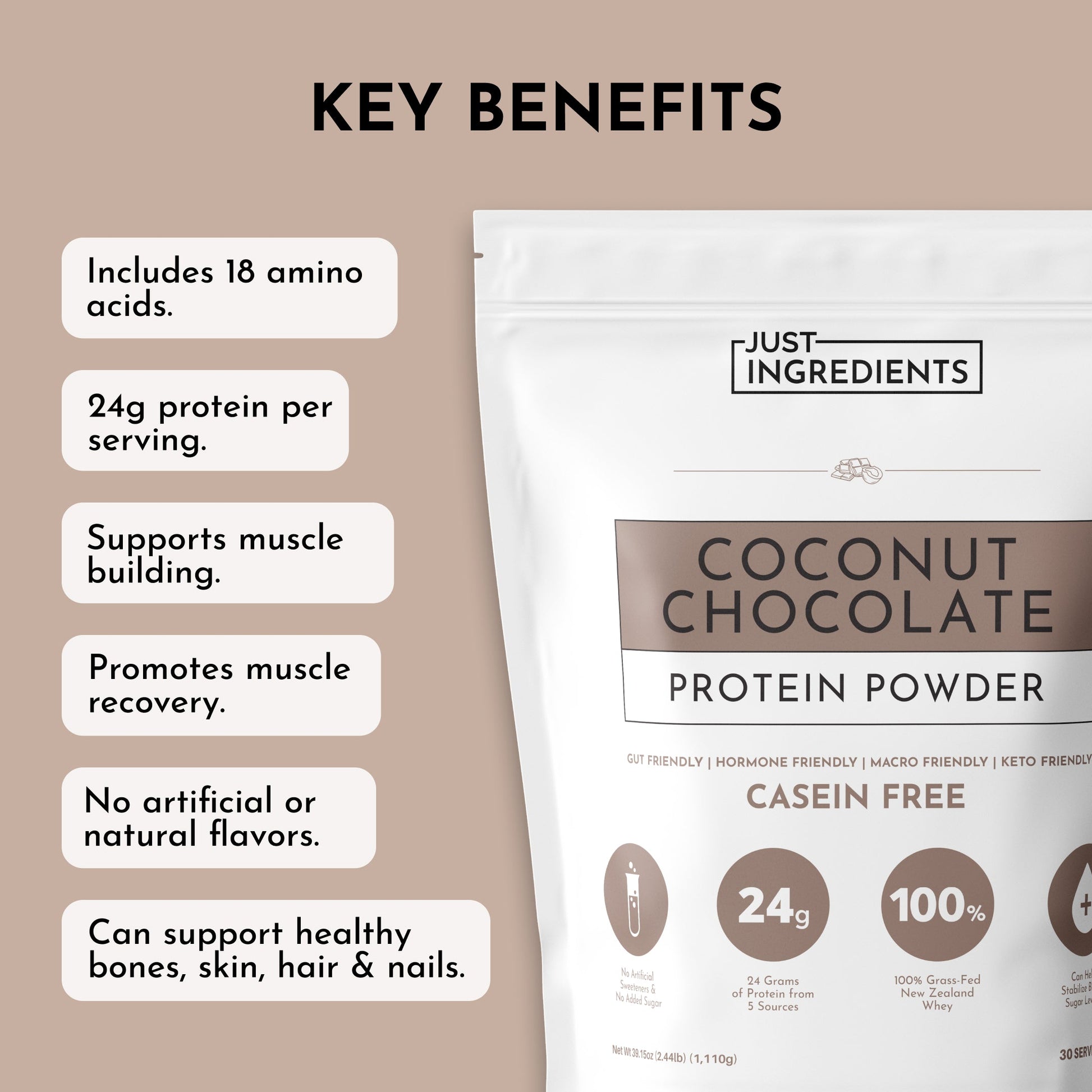 Coconut Chocolate Protein Powder - Trending Wellness Store