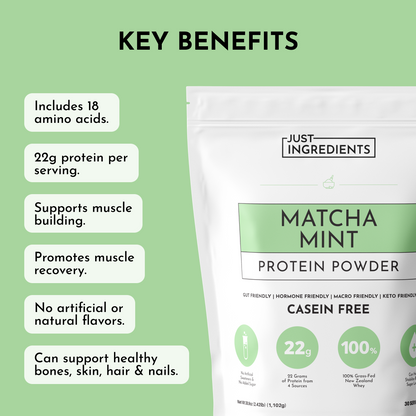 Matcha Mint Protein Powder - Trending Wellness Store