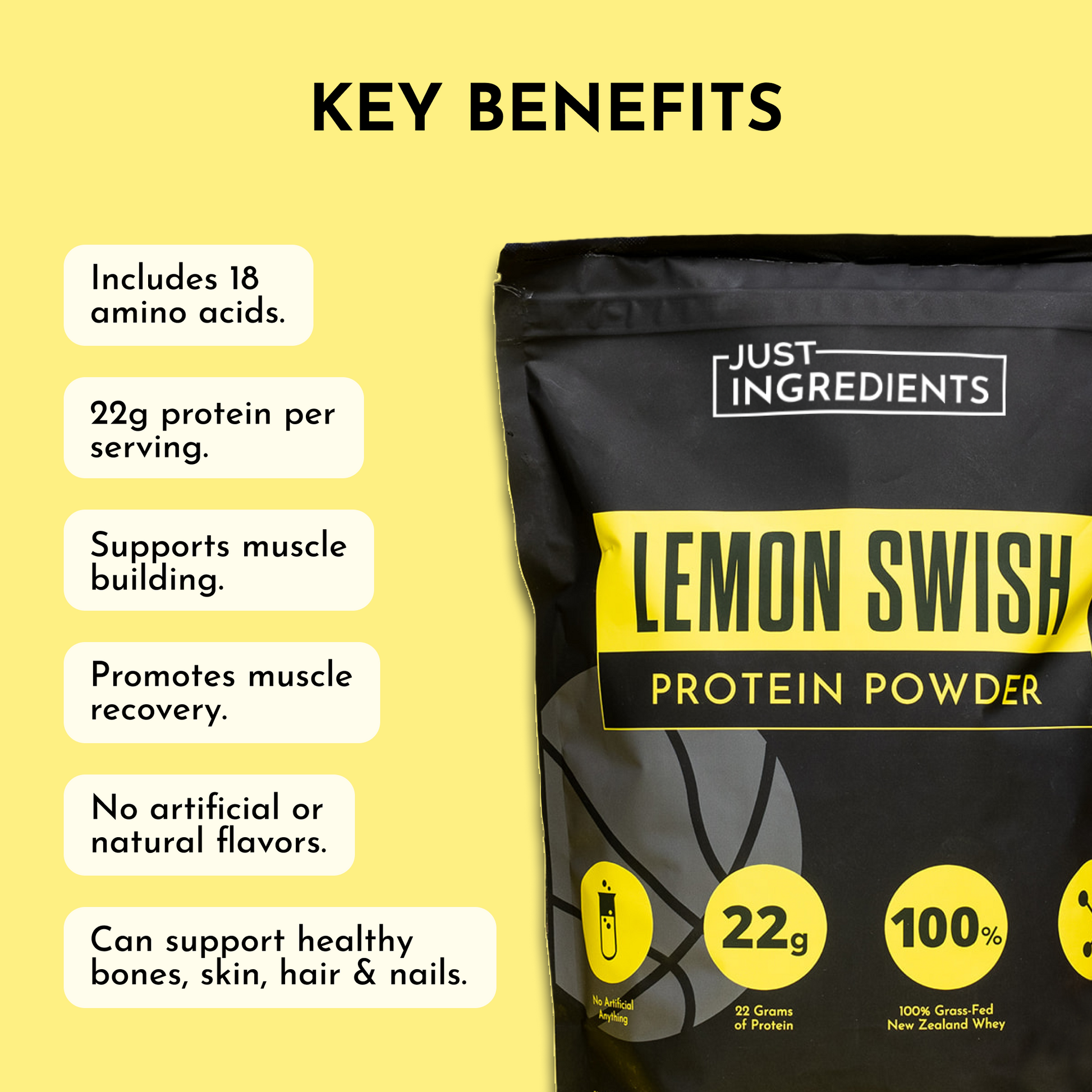 Lemon Swish Protein Powder - Trending Wellness Store