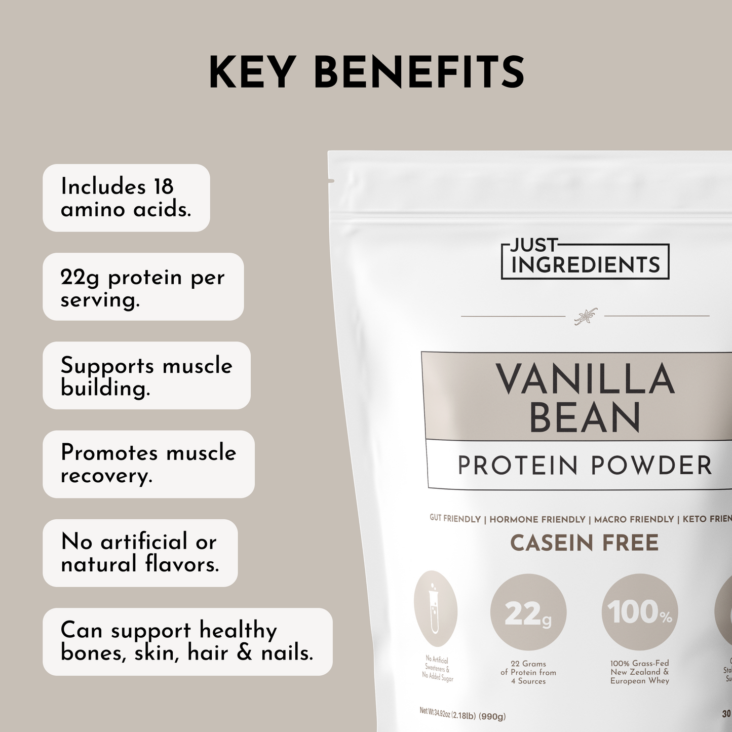 Vanilla Bean Protein Powder - Trending Wellness Store