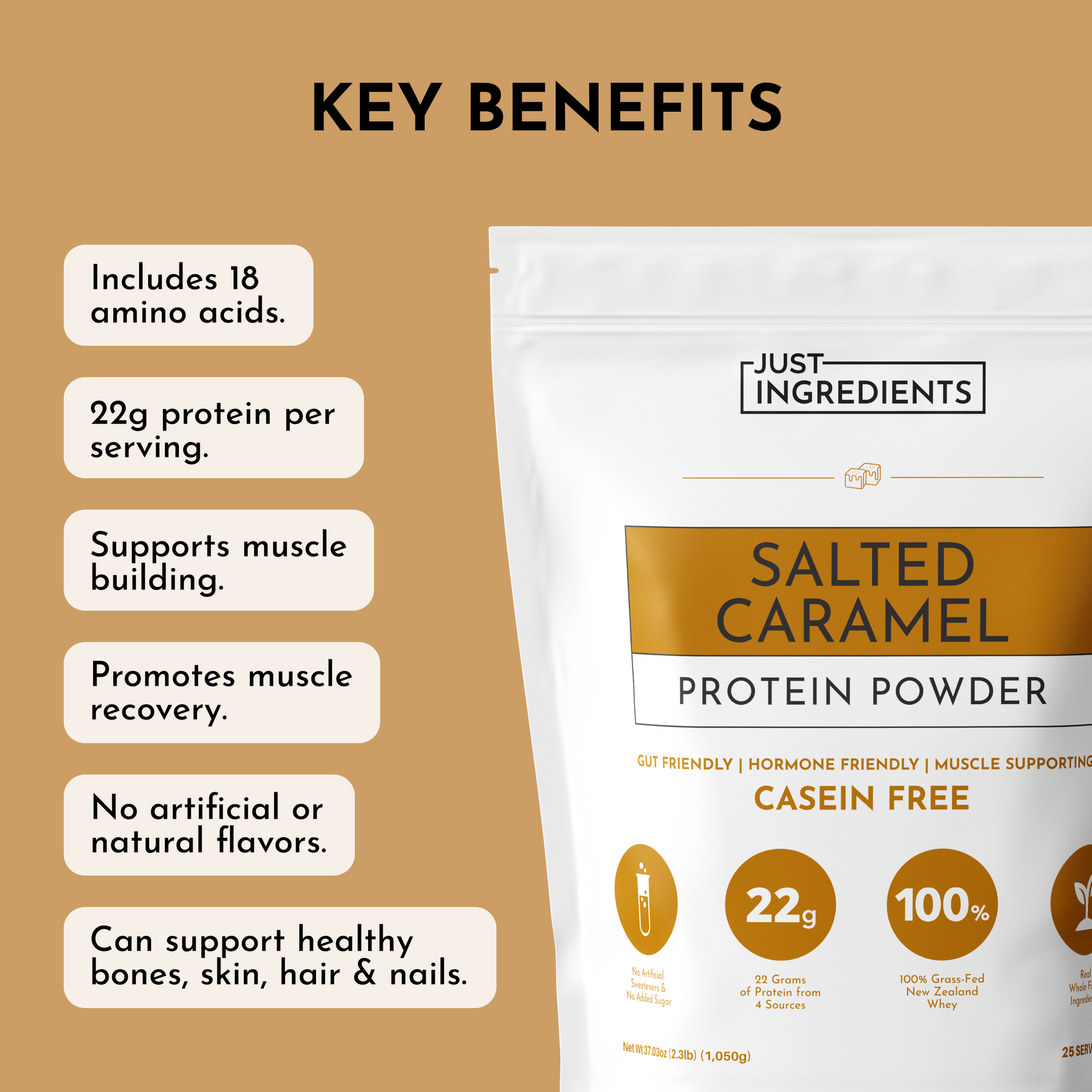 Salted Caramel Protein Powder - Trending Wellness Store