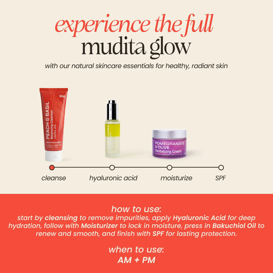 Peach & Basil Balancing Face Cleanser - Trending Wellness Store