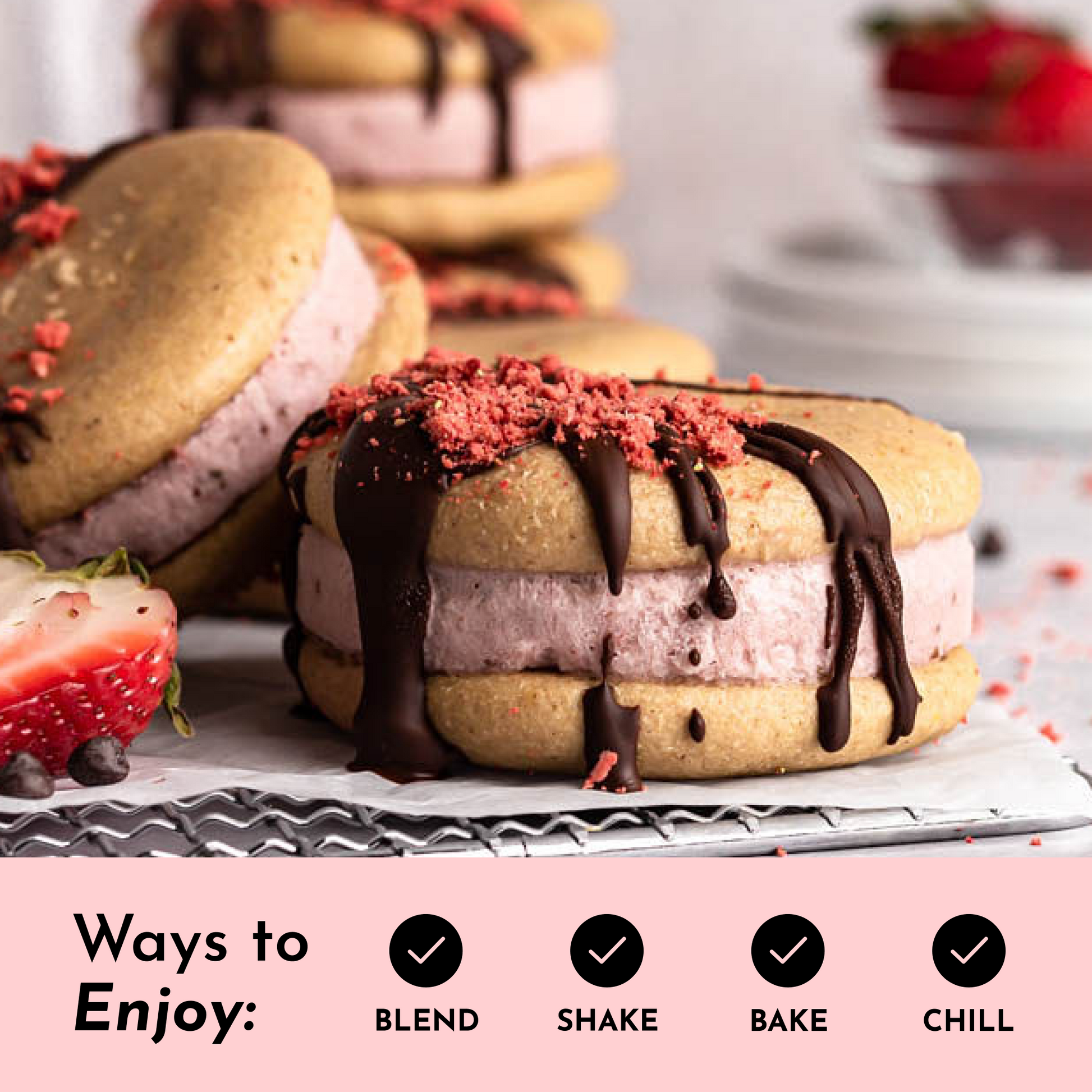 Strawberries & Cream Protein Powder - Trending Wellness Store