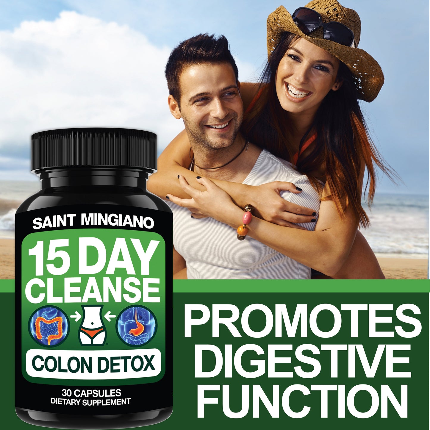 15 Day Cleanse | Colon Detox with Natural Laxative for Constipation & Bloating. - Trending Wellness Store