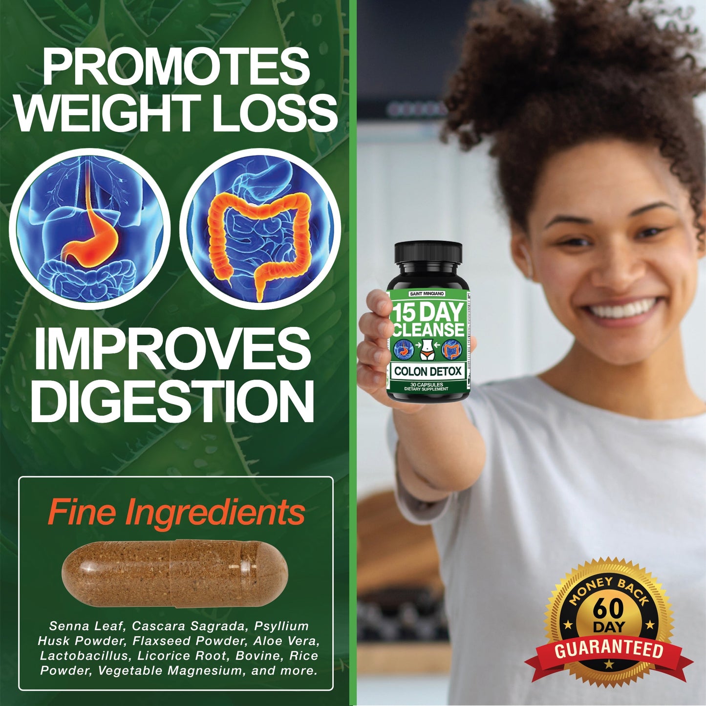 15 Day Cleanse | Colon Detox with Natural Laxative for Constipation & Bloating. - Trending Wellness Store