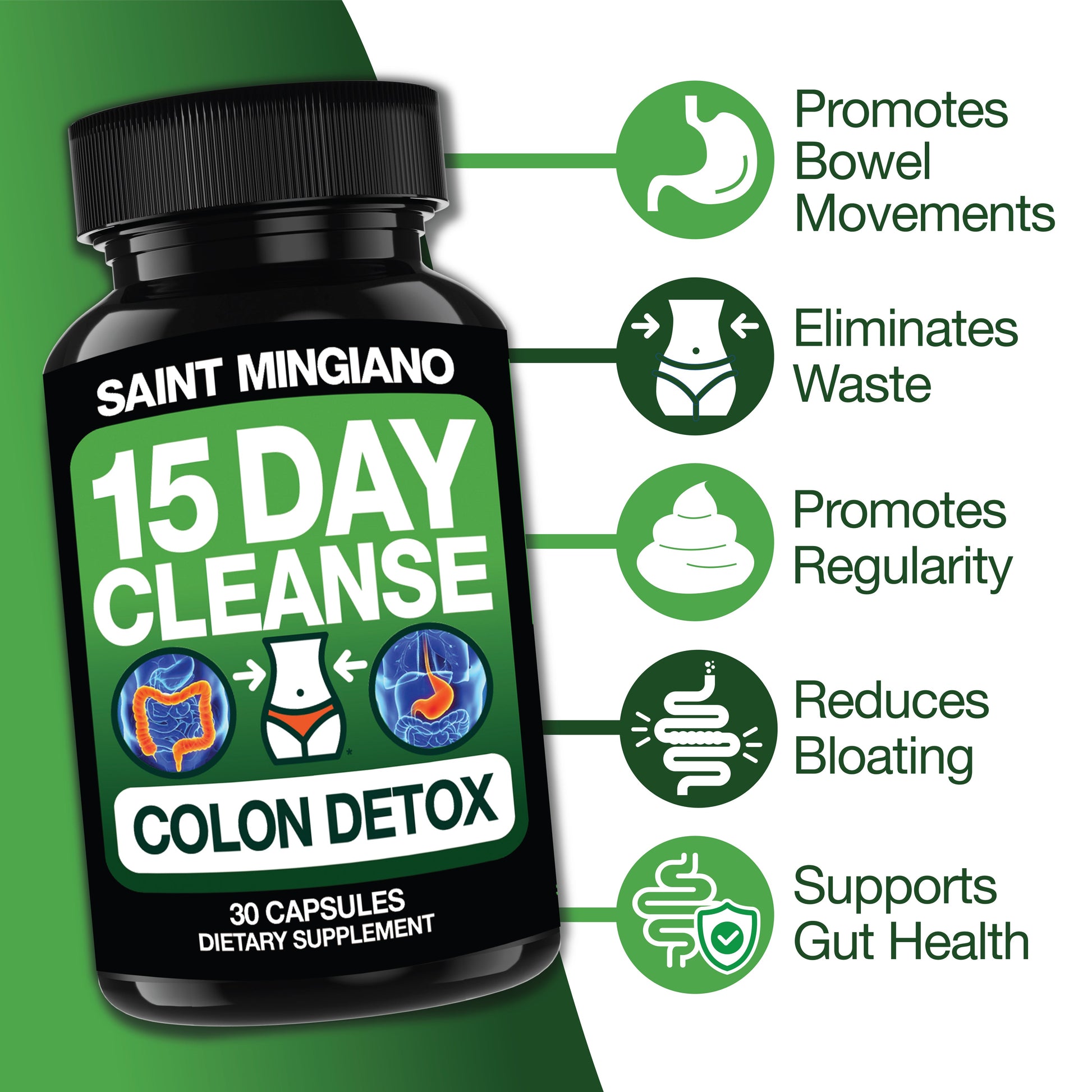 15 Day Cleanse | Colon Detox with Natural Laxative for Constipation & Bloating. - Trending Wellness Store