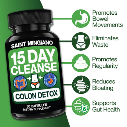 3 x Bundle - 15 Day Cleanse | Colon Cleanse & Detox - Trending Wellness Store